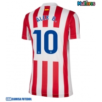 Camisa de Futebol Atletico Madrid Alex Baena #10 Equipamento Principal Mulheres 2025-26 Manga Curta